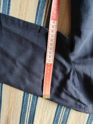 Camisa Mango Lino Azul Talla M