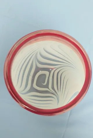 Vaso di vetro di Murano vintage