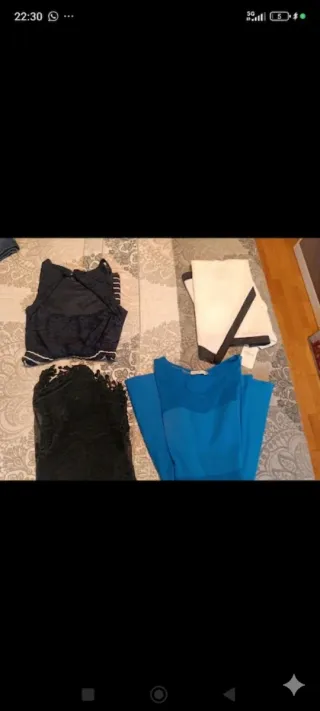 Lote vestidos de Verano Mujer Negro y Azul