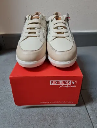 Scarpe donna Pikolinos beige/rosa
