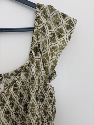 Vestido comprido estampado