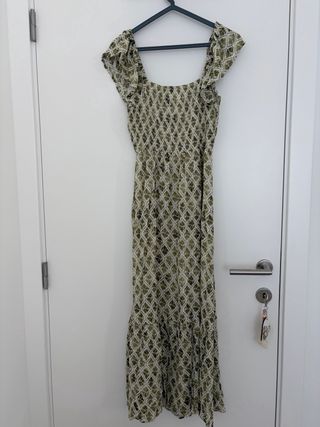 Vestido comprido estampado