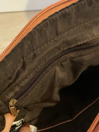 Bolso rosa vintage cadena estampado floral