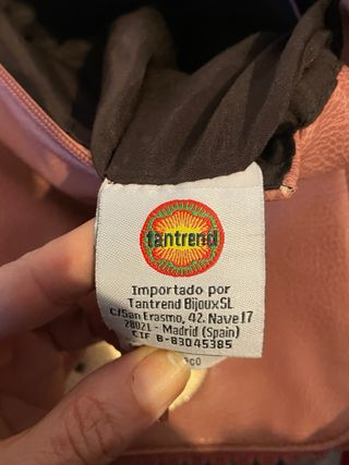 Bolso rosa vintage cadena estampado floral