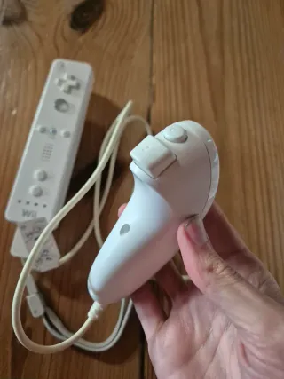 2 Mandos Wii + Nunchuk Nintendo