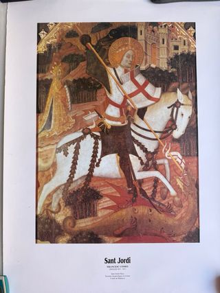 Cartel Diada Sant Jordi 1988