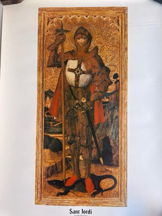 Cartel Diada Sant Jordi 1988