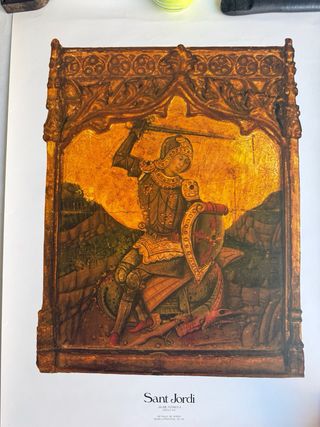 Cartel Diada Sant Jordi 1988