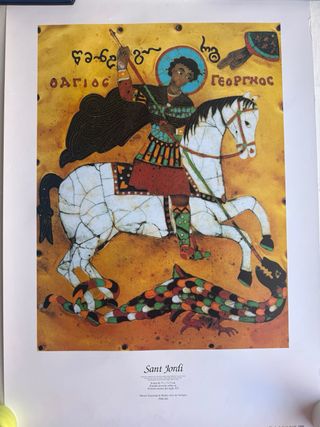 Cartel Diada Sant Jordi 1988