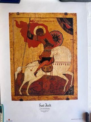 Cartel Diada Sant Jordi 1988
