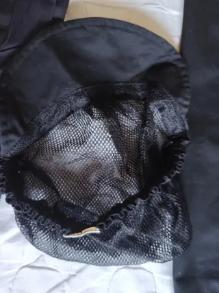 Uniforme Cocina Negro (Pantalón, Chaqueta, Gorro)