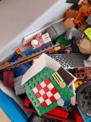 2 Scatole di pezzi LEGO misti