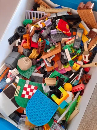 2 Scatole di pezzi LEGO misti