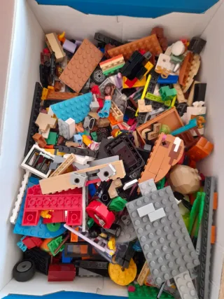 2 Scatole di pezzi LEGO misti