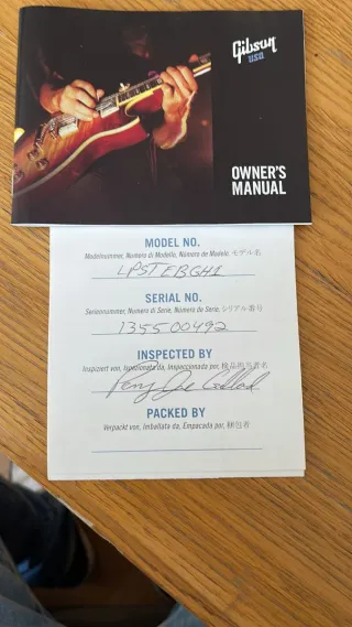 Guitarra Gibson Les Paul Negra