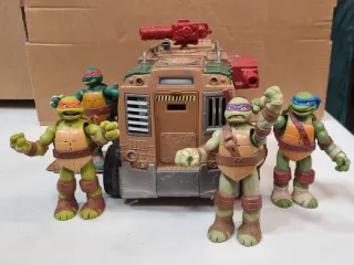 Furgoneta Tartarughe Ninja con Figure