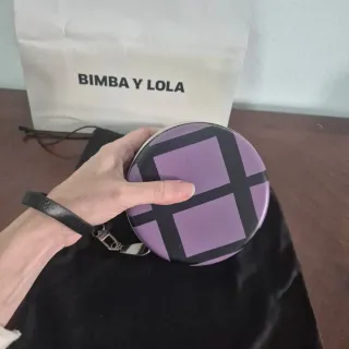 Bolso mano redondo BIMBA Y LOLA Piel Genuina