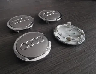 AUDI TAPAS LLANTAS EMBLEMA AUDI GRIS