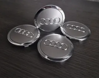 AUDI TAPAS LLANTAS EMBLEMA AUDI GRIS