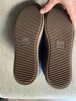 Botines Clae de ante azul