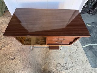 Mueble vintage TV madera y metal