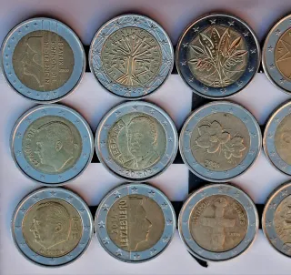 21 Monedas 2€ Diferentes Países
