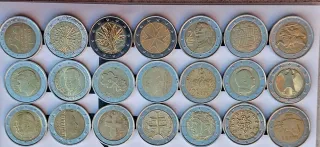 21 Monedas 2€ Diferentes Países