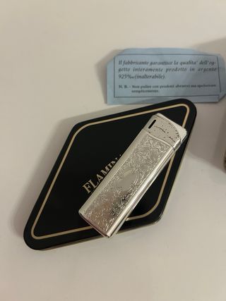 Accendino vintage argento Flaminaire