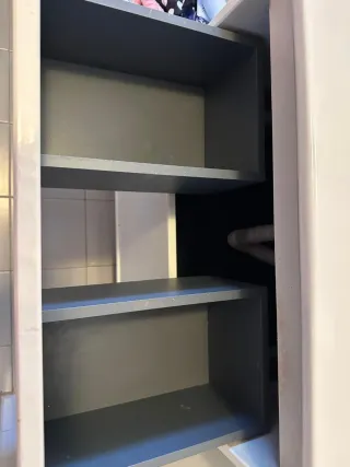 Mueble Auxiliar Baño con Espejo