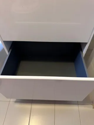 Mueble Auxiliar Baño con Espejo