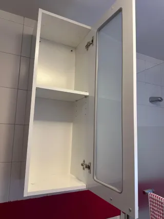 Mueble Auxiliar Baño con Espejo