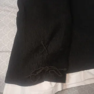 Faldon negro para niño talla