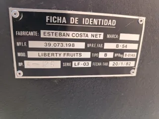 Máquina tragaperras Liberty Fruits.S.