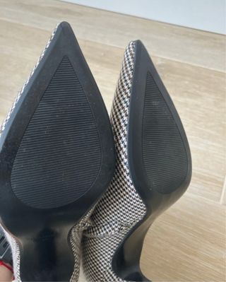 Botines Mango Tacón Príncipe de Gales