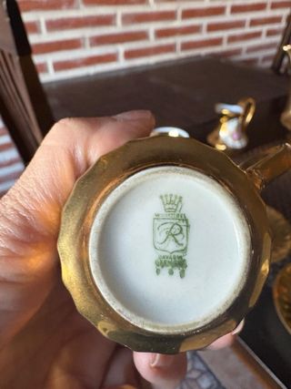 Juego de cafe  de porcelana Bavaria Alemania