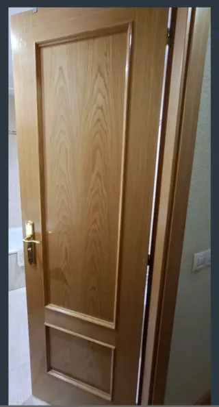 Puerta interior roble