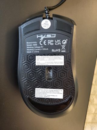 Ratón Gaming Nuevo RGB Negro