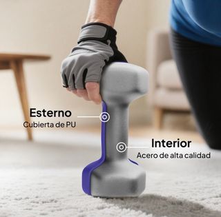 Set Mancuernas Colores 1kg-4kg