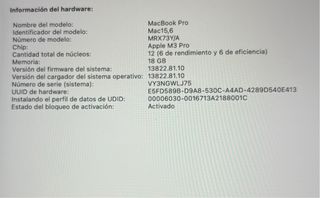 MacBook Pro 14 M3 Pro 18GB 1TB 2023