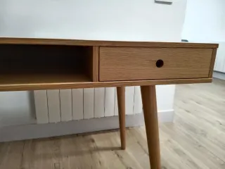 Escritorio madera natural moderno