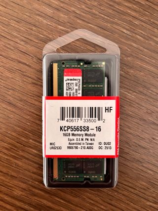 Kingston 16GB DDR5 5600MHz KCP556SS8-16