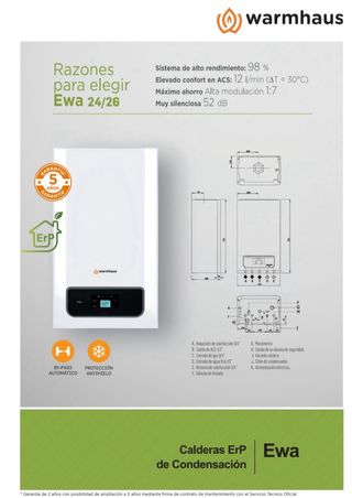 Caldera Warmhaus Enerwa 24 (6 meses uso)