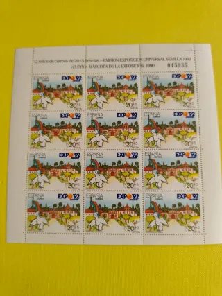 12 Sellos Curro Expo Sevilla 92