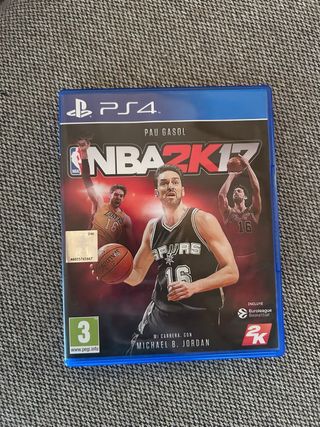 Juego PS4 NBA 2K17 Pau Gasol