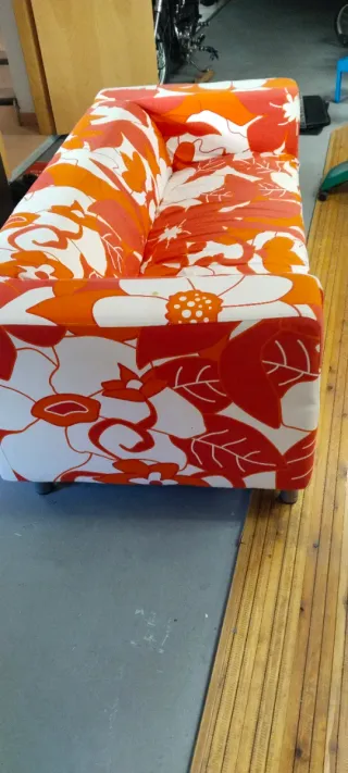 Sofá de 3 plazas estampado