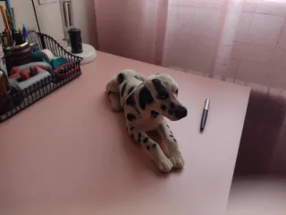 Perro Dálmata Vintage Balancín Años 70