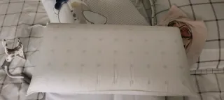 Cuna madera + colchón + almohada