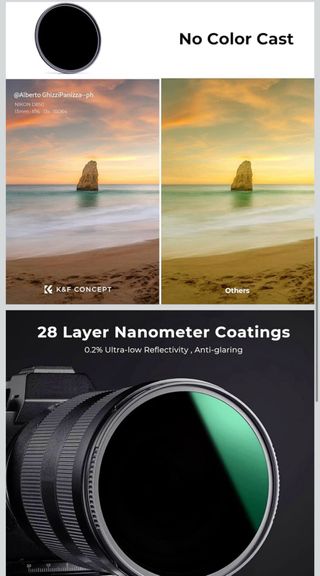 Filtro K&F Concept ND1000 67mm Nano-X