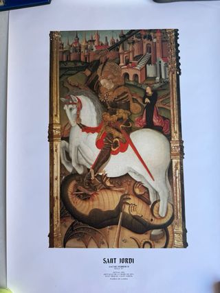 Cartel Diada Sant Jordi 1996
