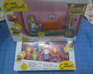 Jakks The Simpsons Living Room Diorama Homer